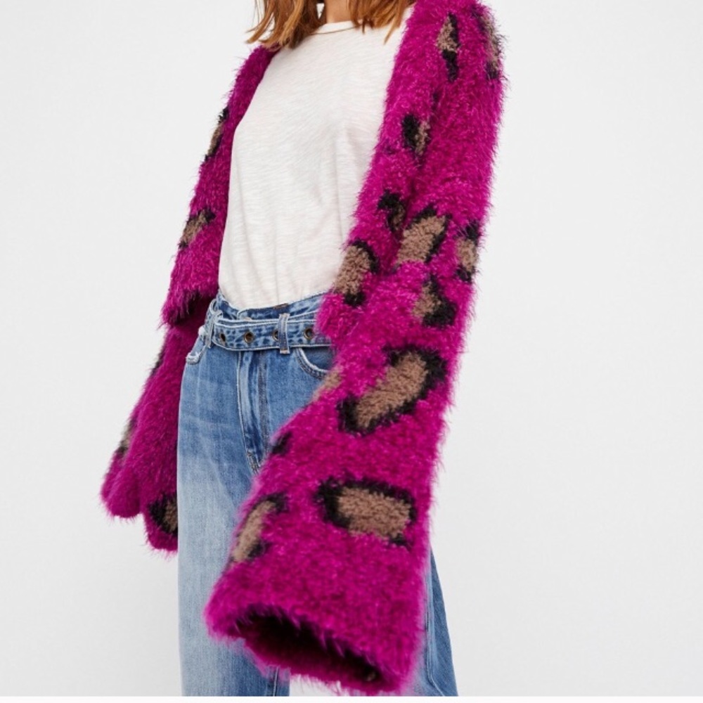 Free People Wild Cat Cardi NWOT